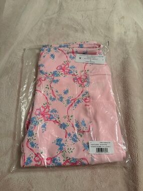 Shabby Chic Pink Floral Leggings